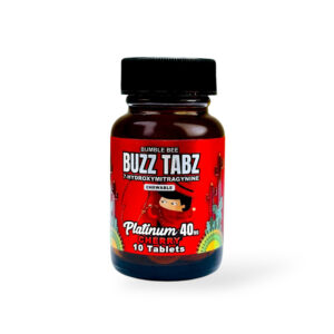 Bumble Bee Buzz Tabz 7-OH Chewable Tablets Platinum Cherry 40mg Per Tablet