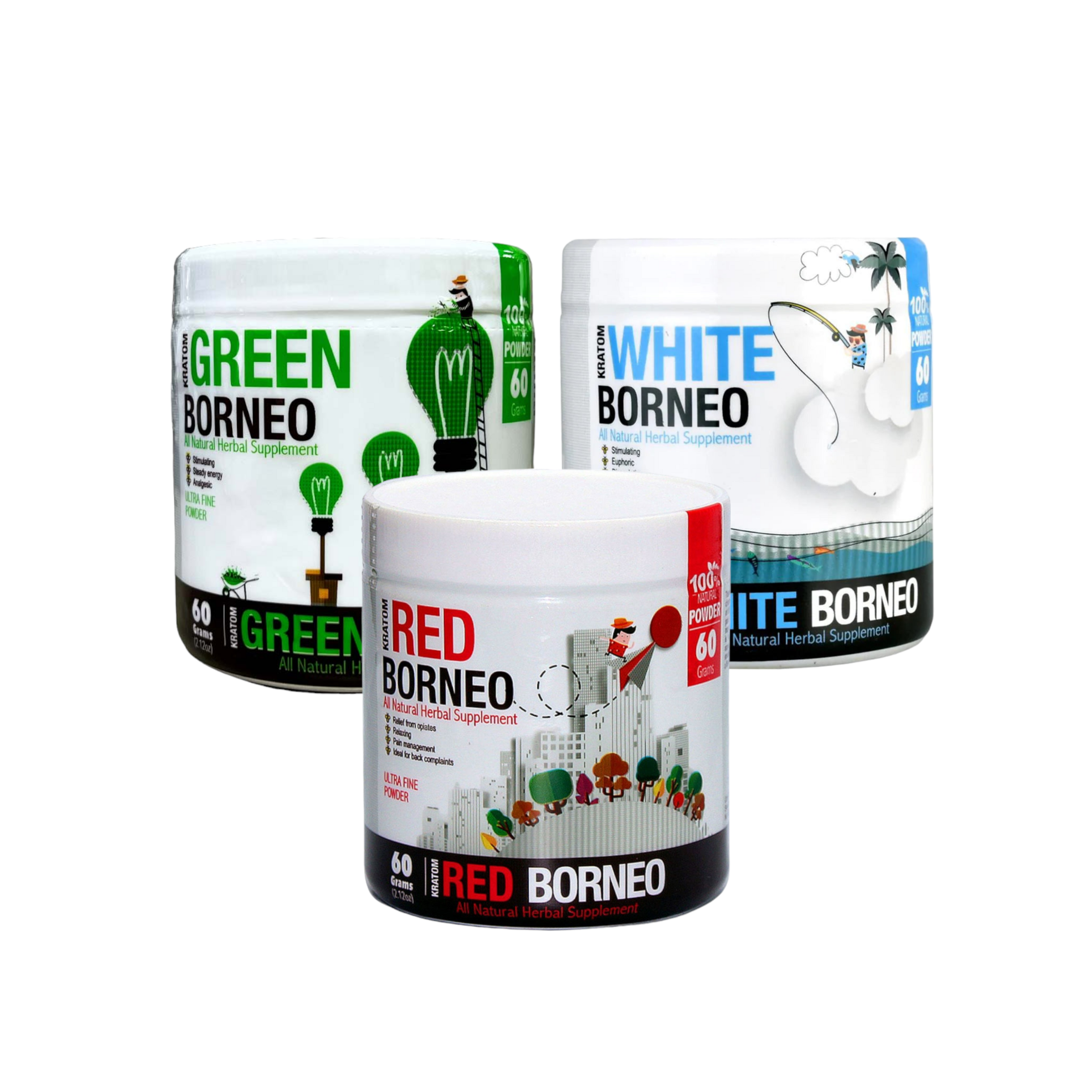 Bumble Bee Kratom Borneo Powder Sampler