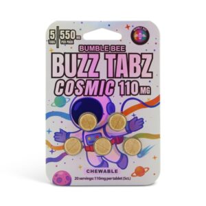 bumble bee buzz tabz 7 oh kratom chewable tablets cosmic cosmic 110mg